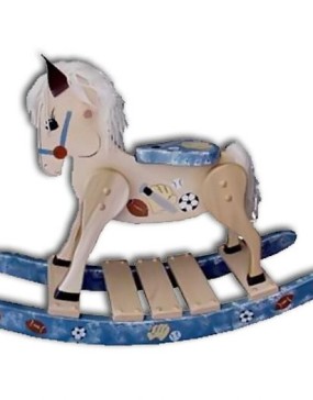 Rocking Horse-Deluxe,small-Painted Sports