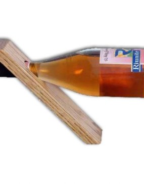 Wine Bottle Holder-Oak