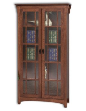 Mission Double Door Bookcase
