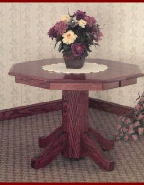 Mission Unturned Single Pedestal Table