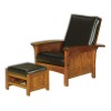 Bow Arm Panel Morris Chair 1