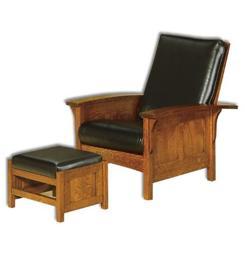 Bow Arm Panel Morris Chair