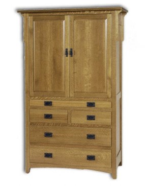 Millcreek Mission Tray Armoire
