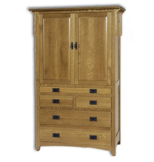 Millcreek Mission Tray Armoire