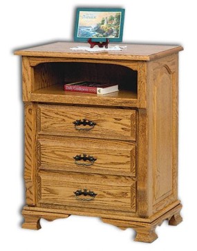 Classic Heritage 3-Drawer with Opening Nightstand