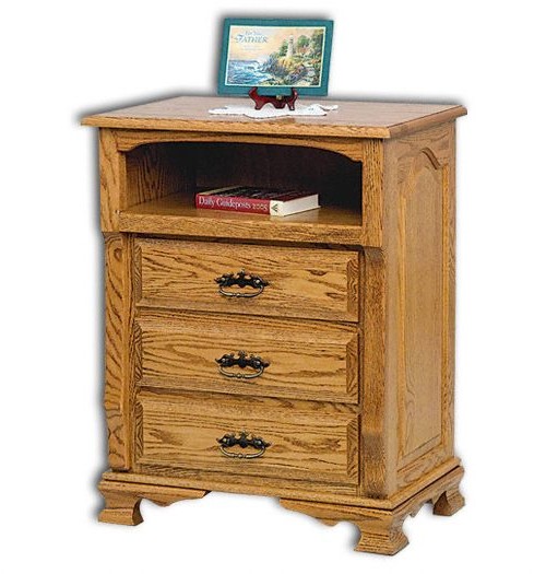 Classic Heritage 3-Drawer with Opening Nightstand