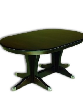 Vintage Double Pedestal Table