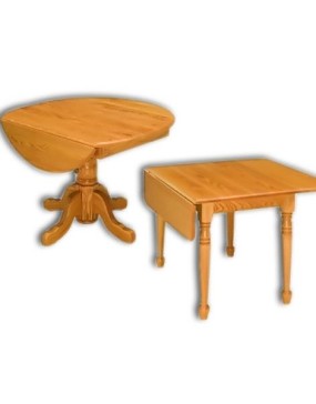 Drop Leaf Pedestal Table