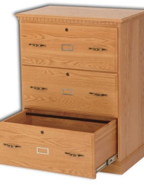 3-Drawer Traditional Lateral File Cabinet