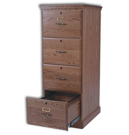 4-Drawer Traditional Or Mission File Cabinet