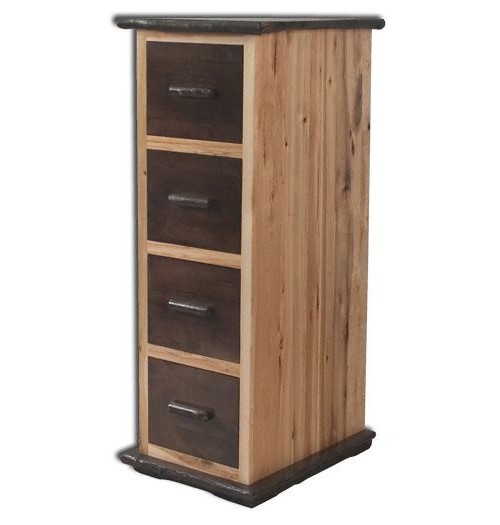 Rustic Hickory File Cabinets
