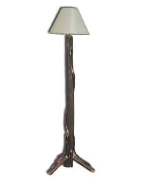 Rustic Hickory Floor Lamp