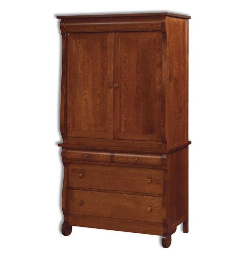 Old Classic Sleigh 2Pc. Armoire