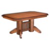 NW Mission Double Pedestal Table 1