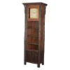 Rustic Hickory Old Country Grandfather Clock 1