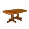 Pinnacle Mission Double Pedestal Table 1