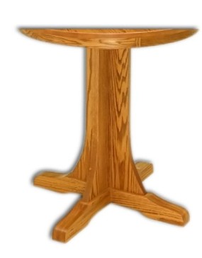 Mission Single Pedestal Pub Table