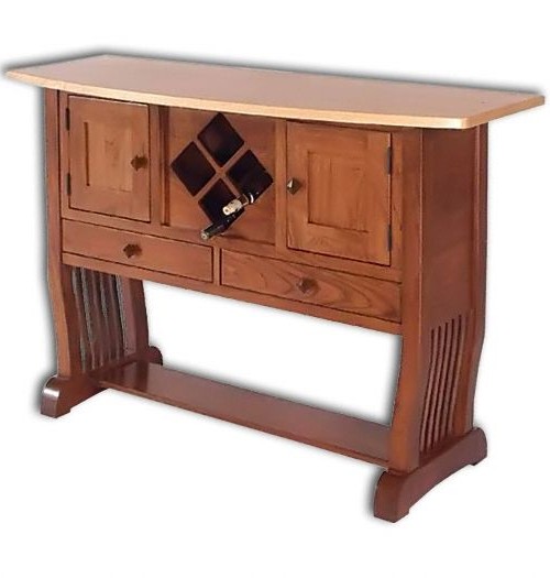 Royal Mission Sideboard with Wine Rack