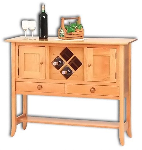 Shaker Hill Sideboard with Wine Rack