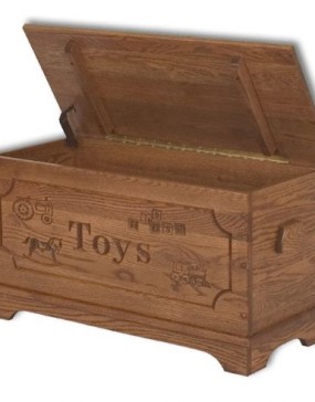 Toy Chest With Carving
