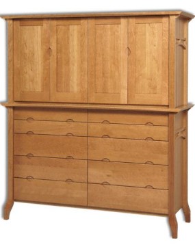 Grand River Double Armoire Mule Chest